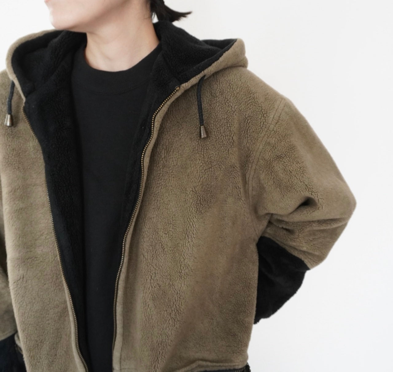 90s Two Tone Fleece Jacket