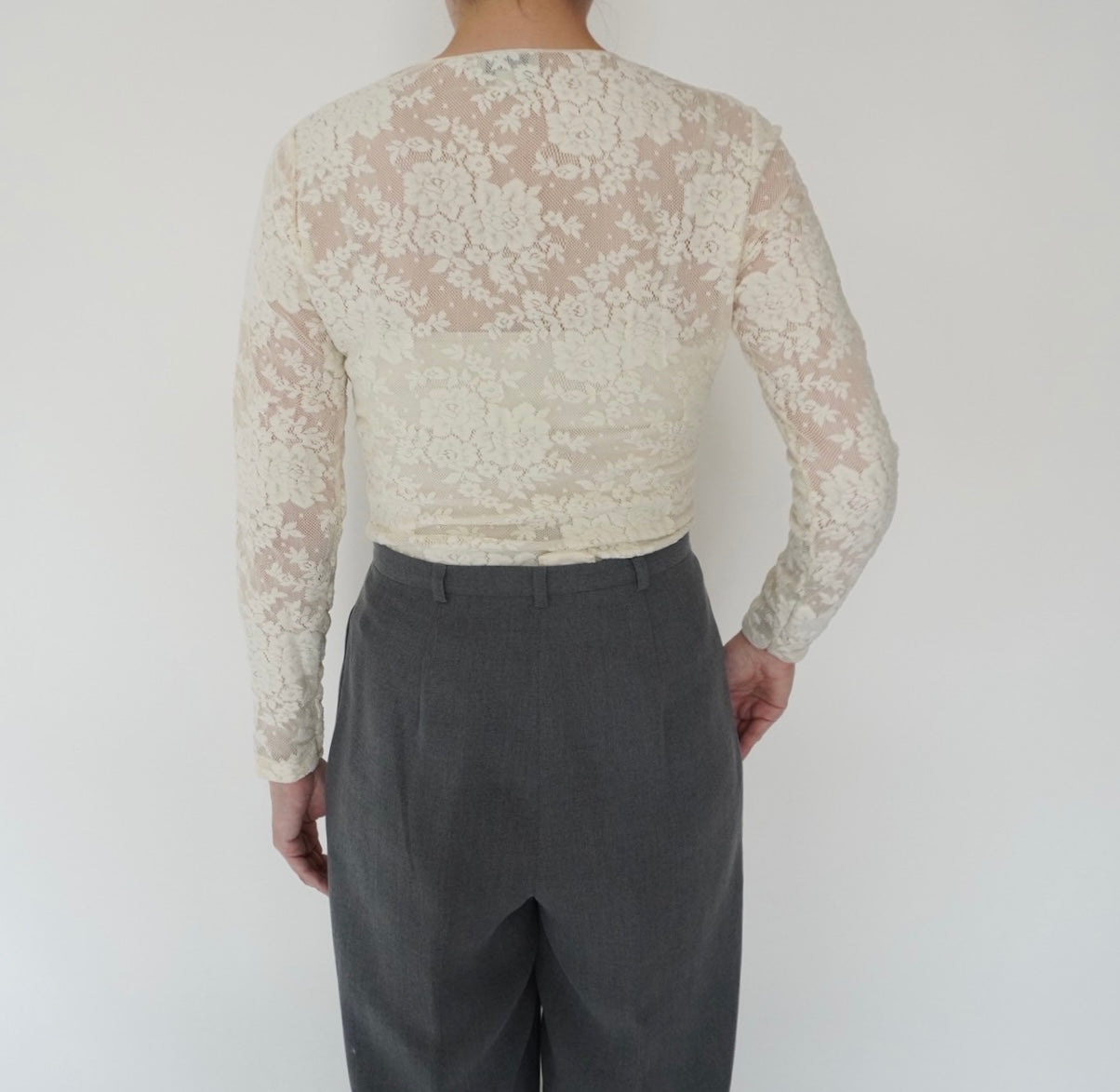 90s "ANN TAYLOR" Lade Design Top Made in USA