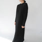 80s Black Knit Dress