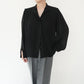 90s Pleated Design Blouse