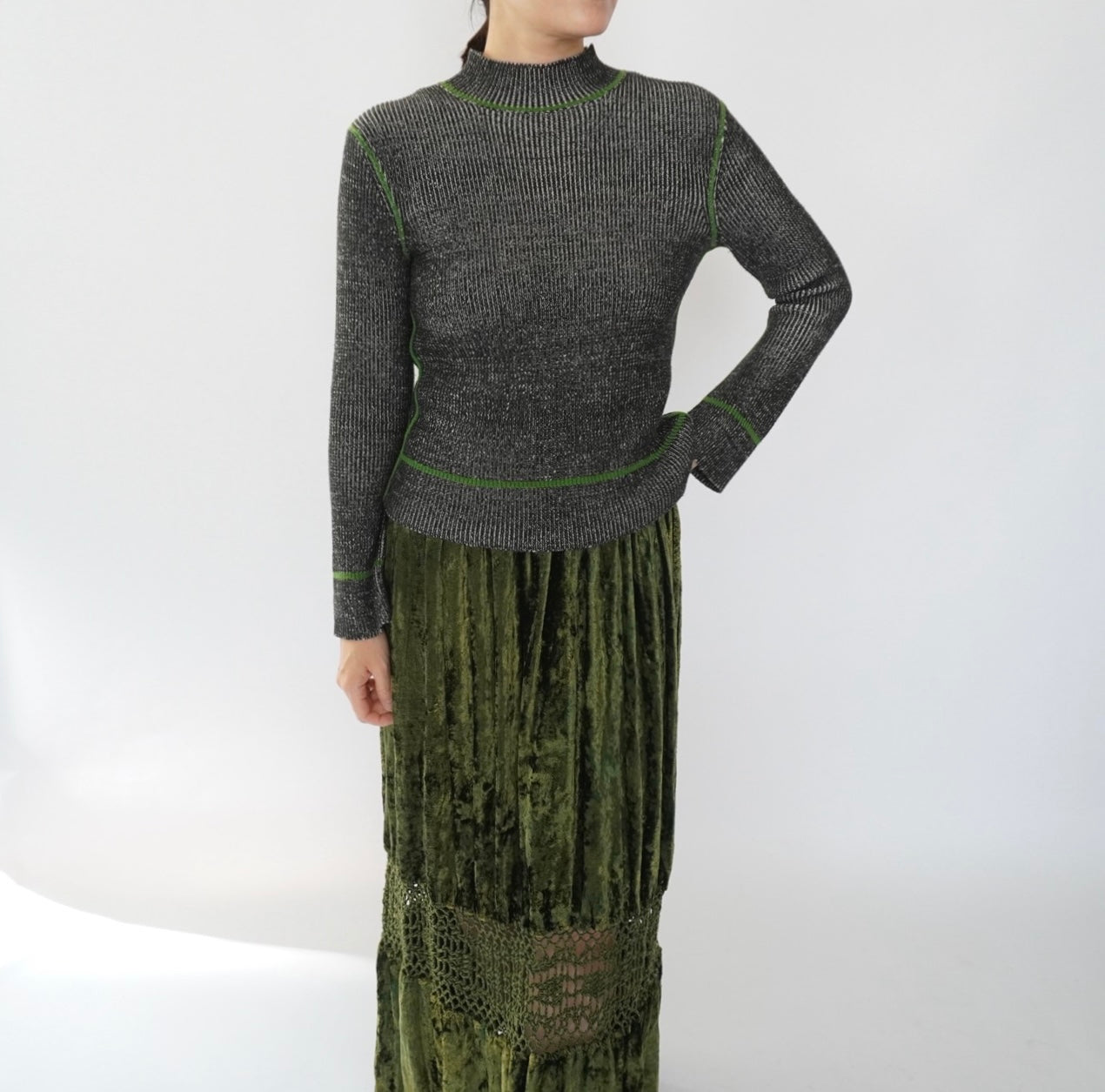 90s Design Ribbed Top