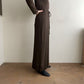 90s Brown Rayon Two-Piece Made in USA