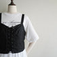90s EURO Lace Up Top