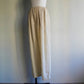 90s Light Beige Silk Pants