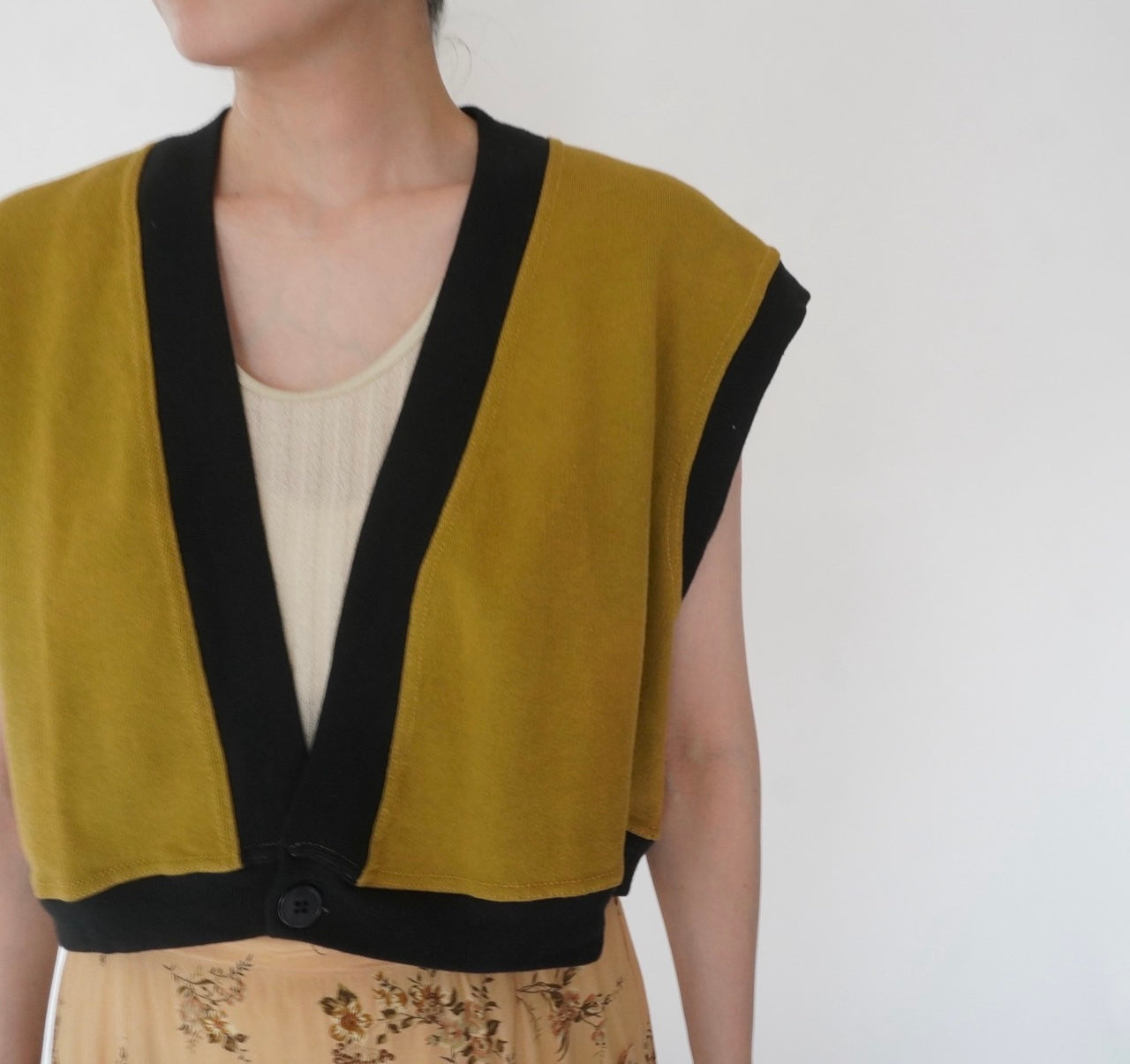 90s Cotton Vest Made in Italy Dead Stock