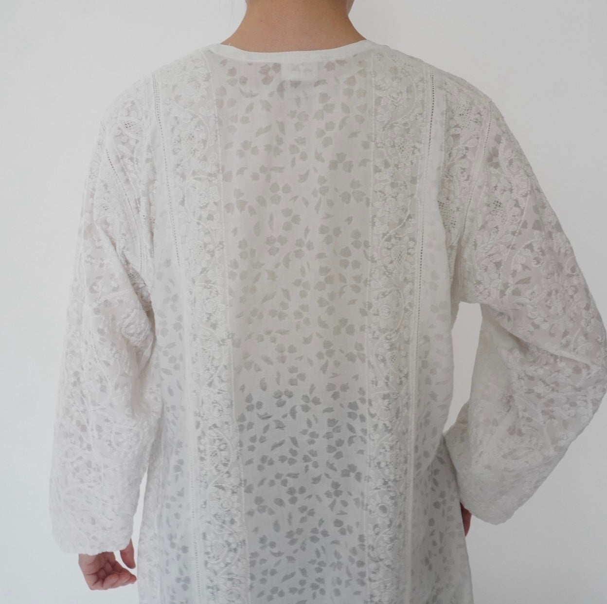 80s Embroidery Dress