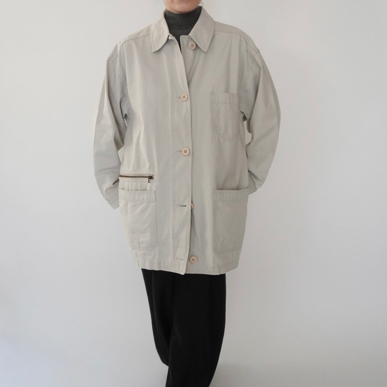 90s "EDDIE BAUER" Cotton Jacket