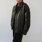 90s Leather Jacket Made in France