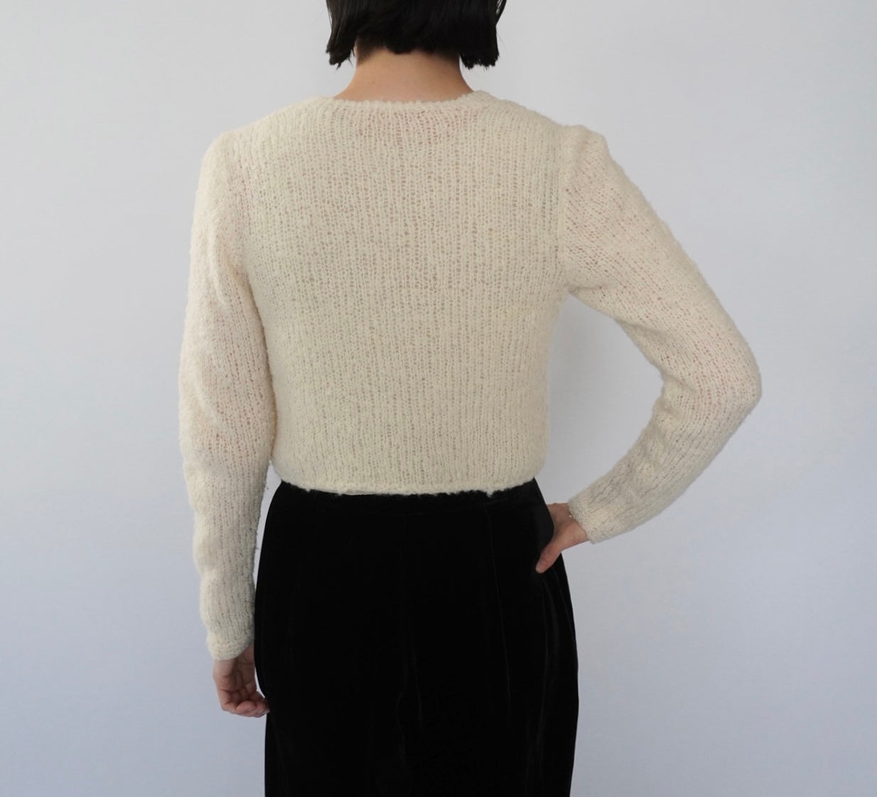 90s Cropped Light Knit