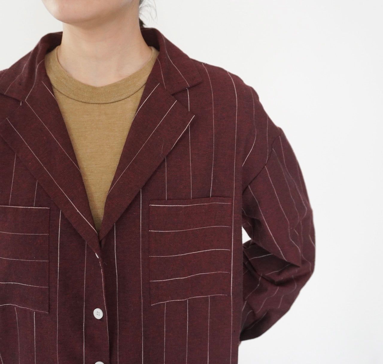 90s Striped Long shirt