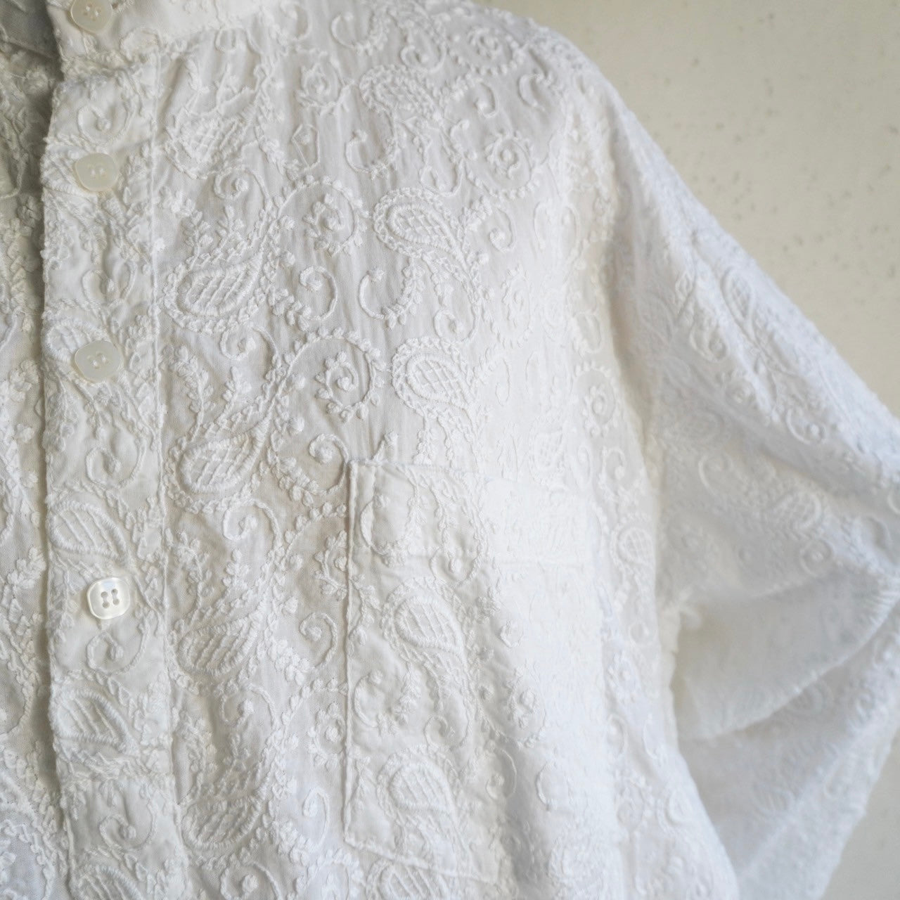 80s Cotton Embroidery Tunic