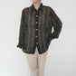 90s EURO Sheer Pattern Shirt