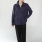 90s Navy Linen Jacket