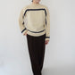 80s＂Rodier Paris" Design Knit
