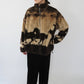 90s Horse Pattern Fleece Jacket Made in USA