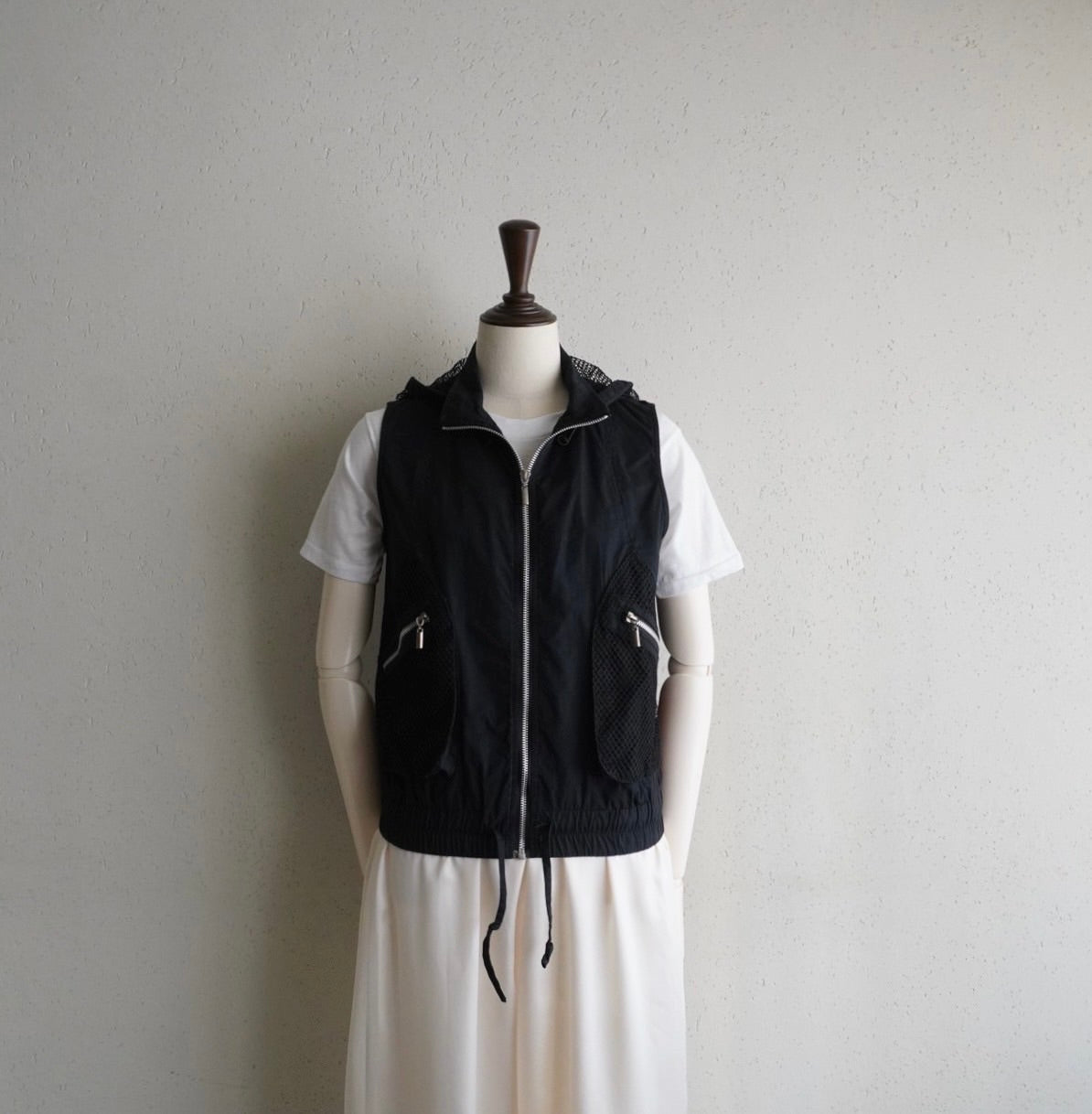 90s Mesh Design Cotton Vest