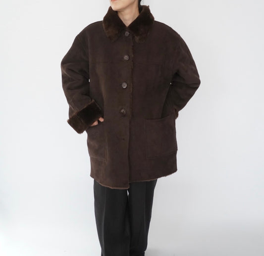 90s Faux Shearling Jacket