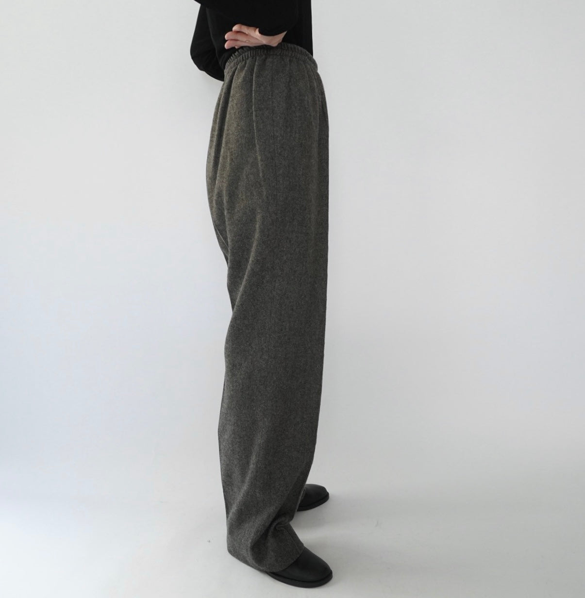 80s Wool High Waist Pants Made in USA