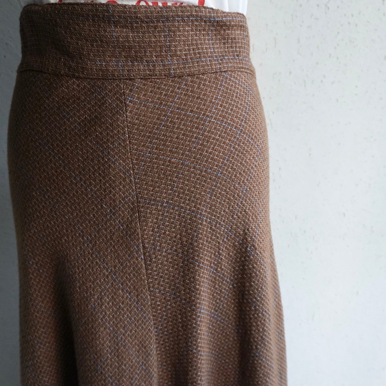 60s High Waist Maxi Skirt