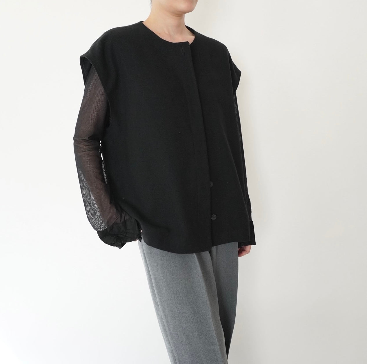 80s Boxy Top,Vest