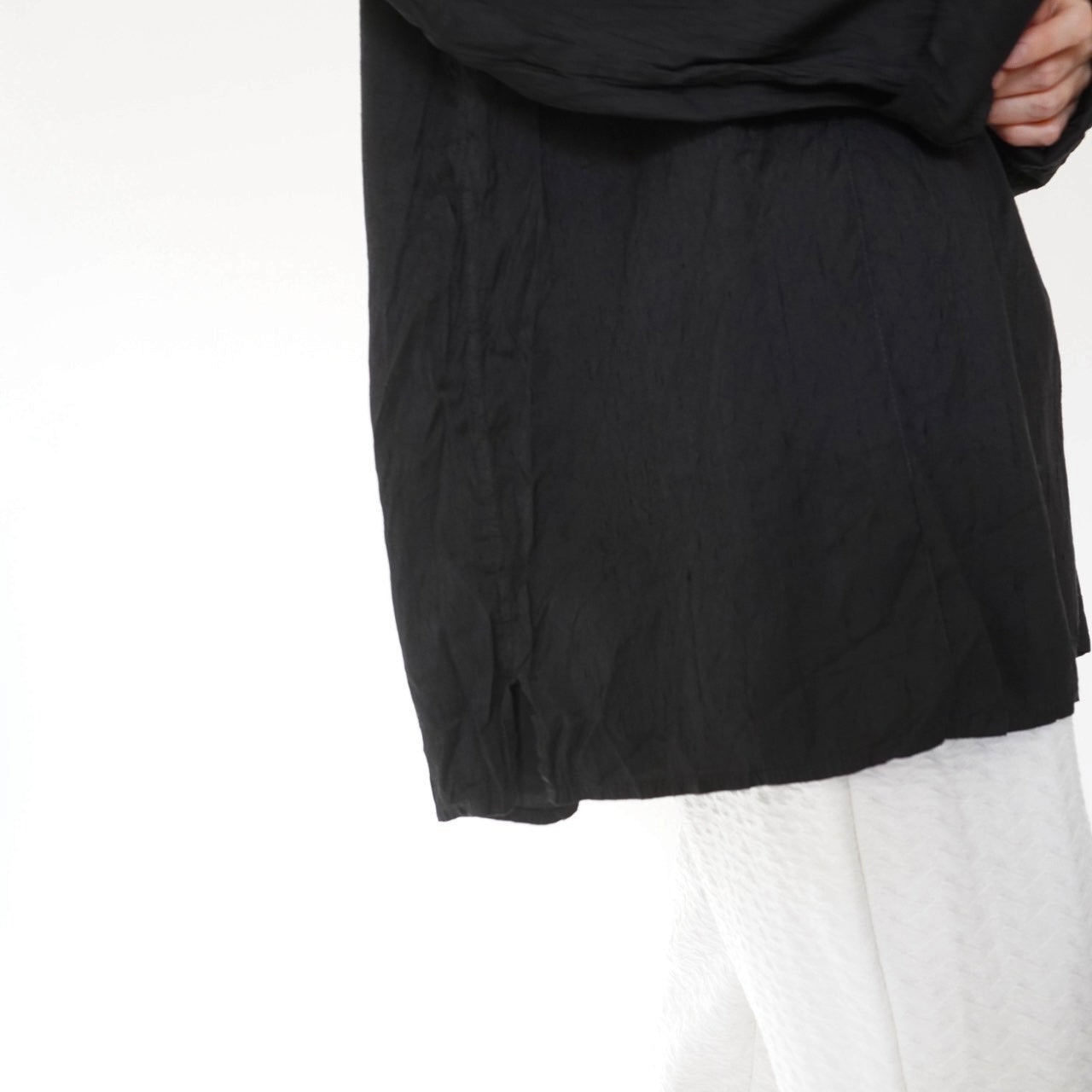 90s Raw Silk Blouse