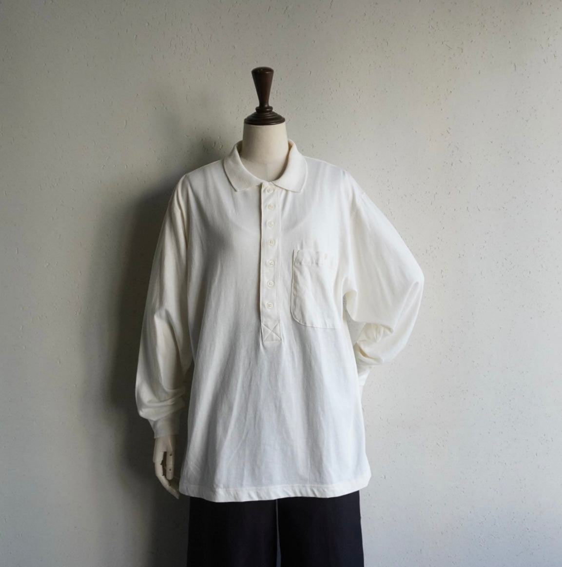 90s Ivory Cotton Top