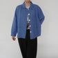 90s Linen Shirt Jacket