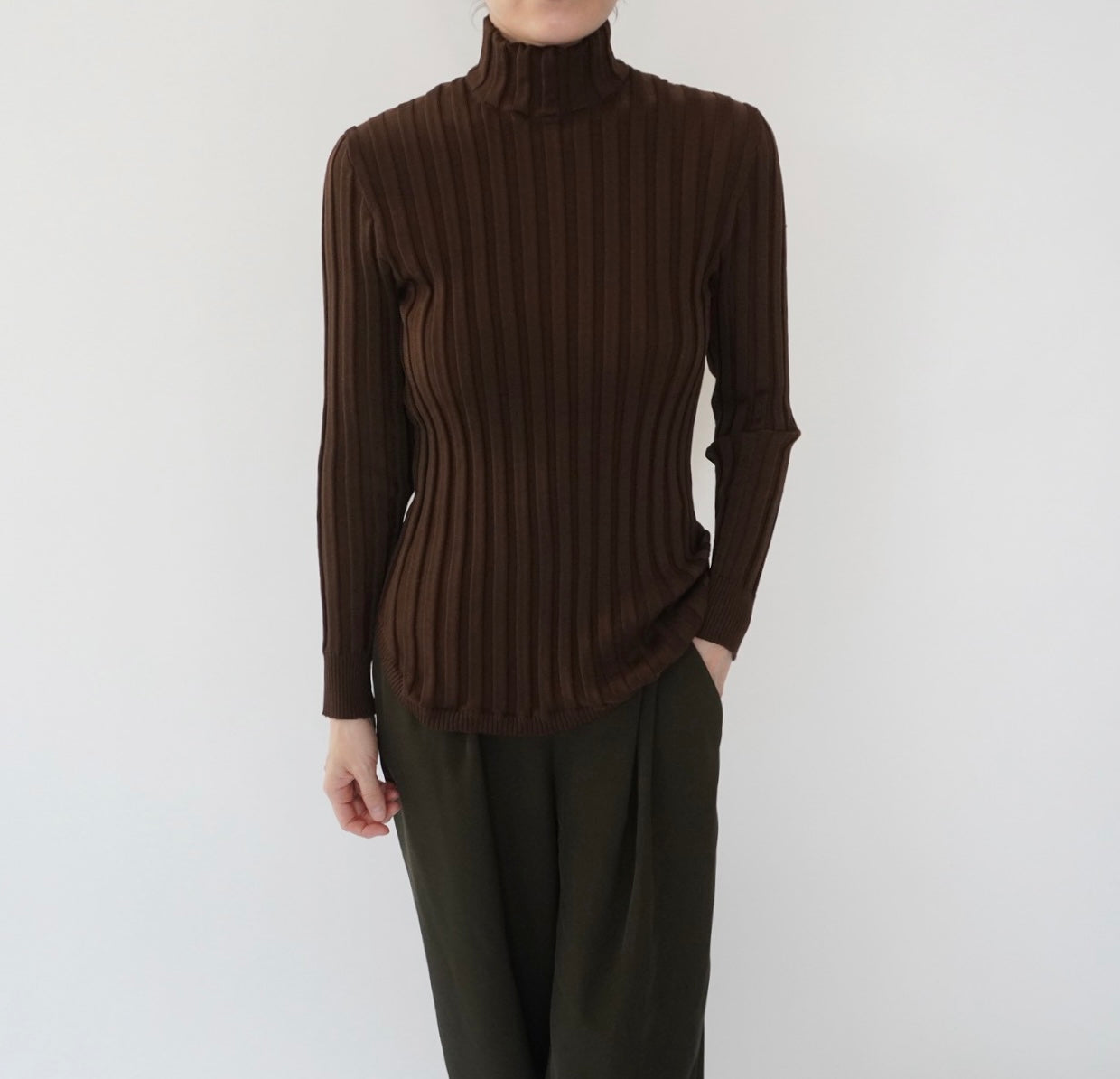 70s Ribbed Top Made in Italy