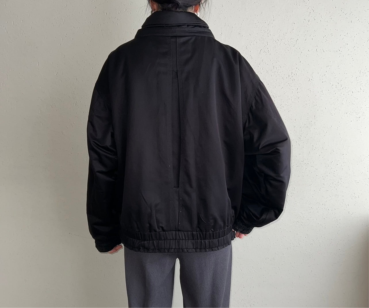 90s Black Design Jacket