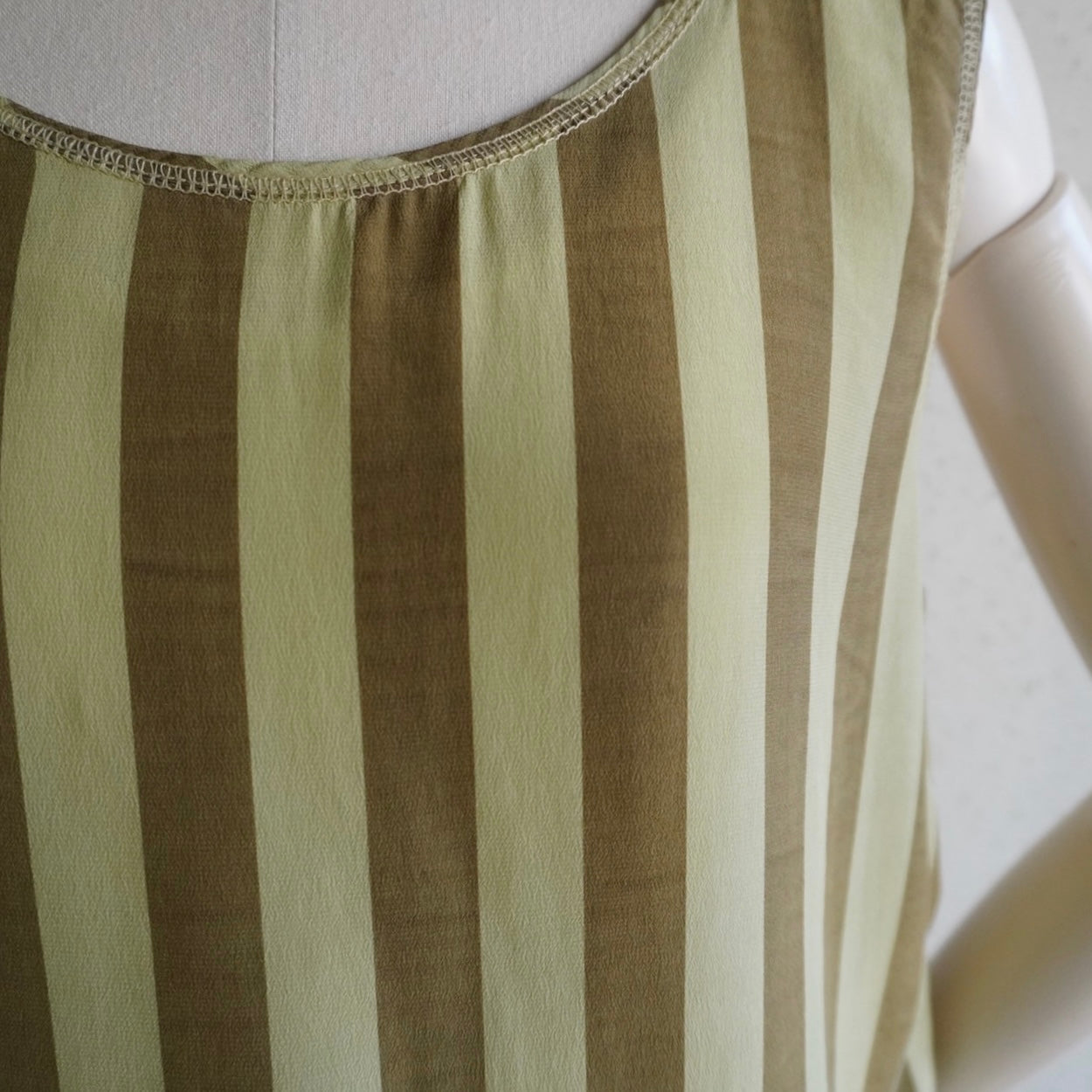 90s EURO Silk Striped Top