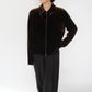 90s "J.CREW" Velour Zip Shirt