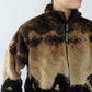 90s Horse Pattern Fleece Jacket Made in USA