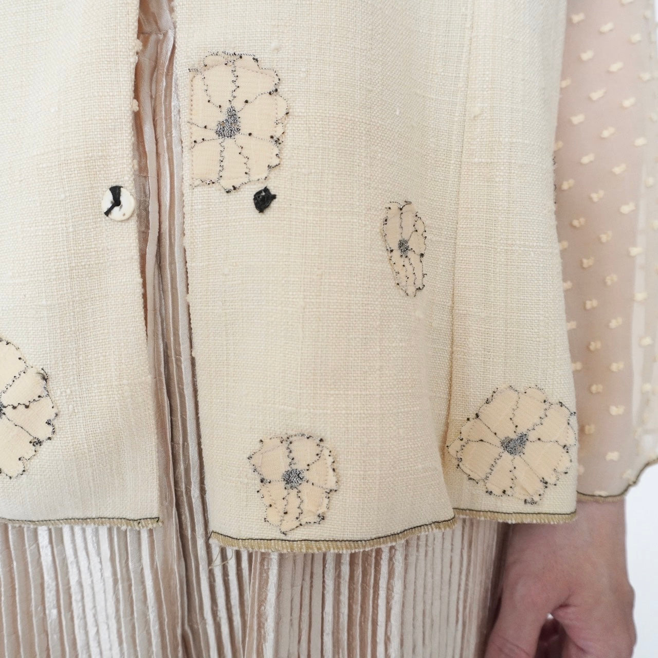 90s "Deborah Cross" Design Light Jacket