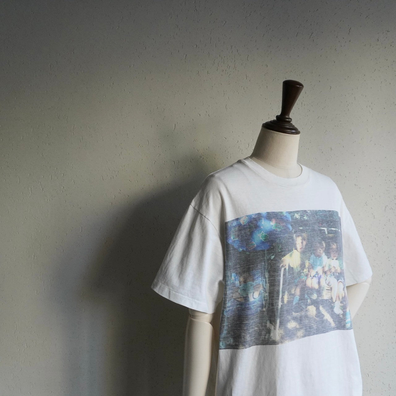 80s Photo Printed T-shirt Made in USA