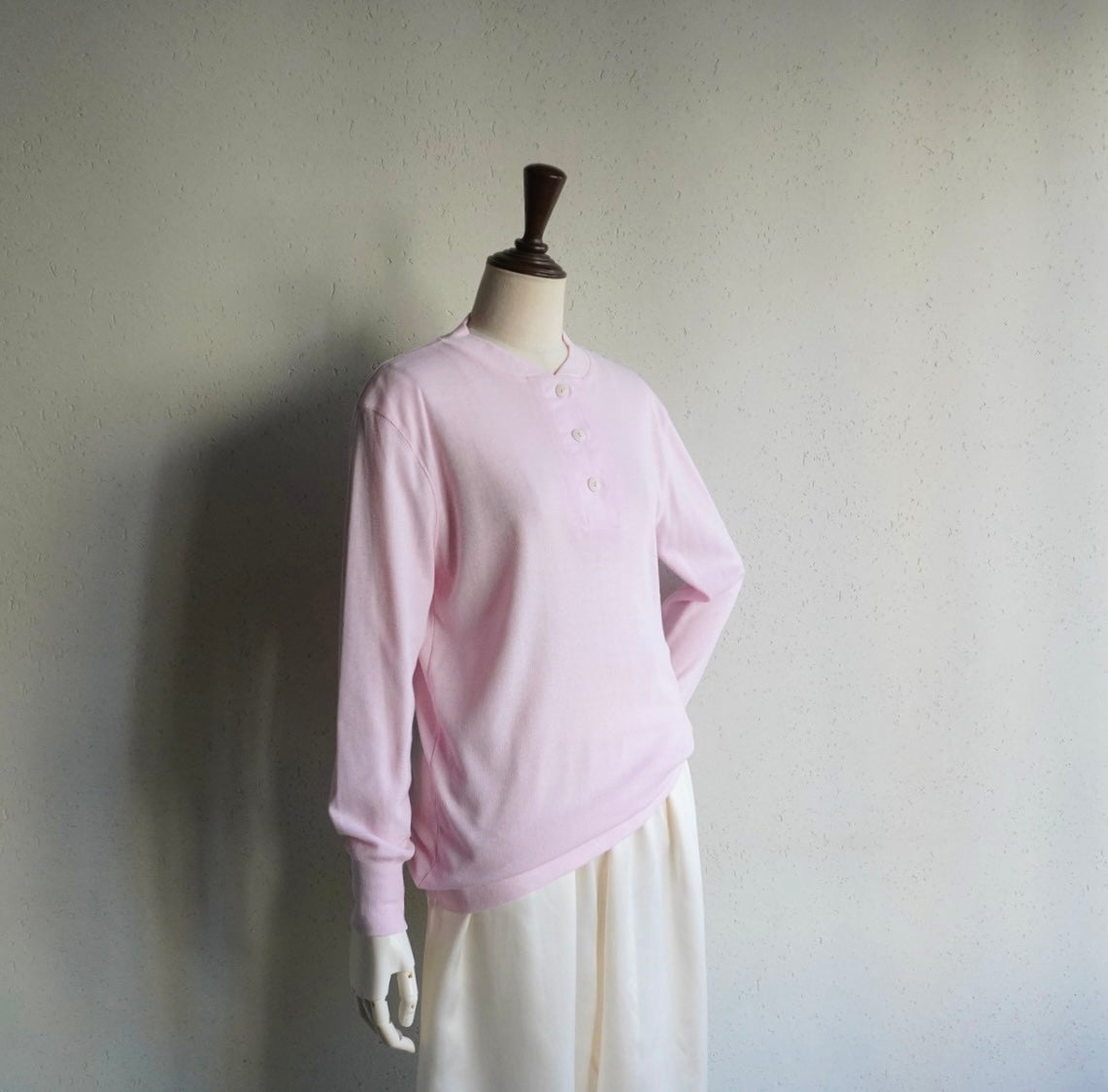 90s Pink Long Sleeves Top