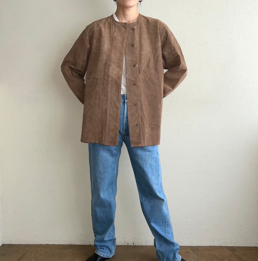 90s Suede Blouse