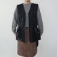 90s EURO Black Design Vest