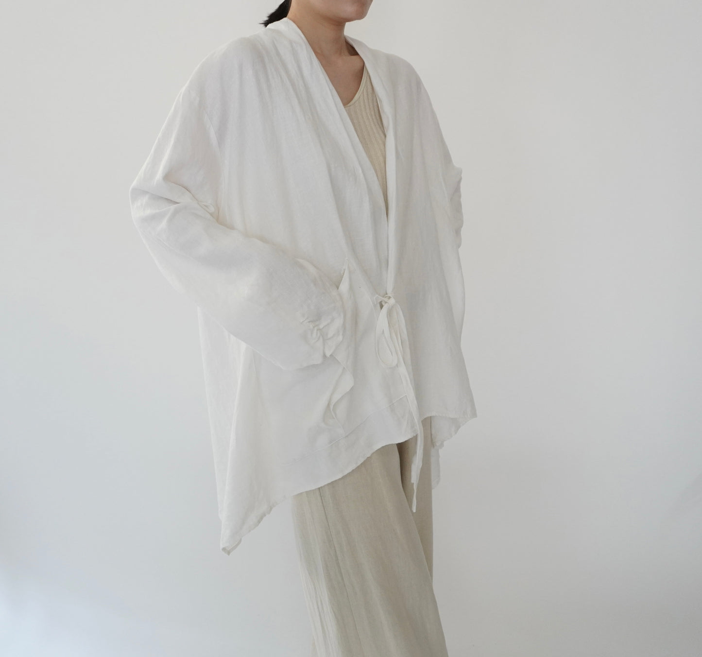 90s Linen Jacket Made in USA