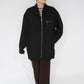 90s Rayon Zip Shirt Jacket