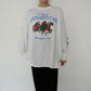 90s Long Sleeves Printed T-shirt Made in USA