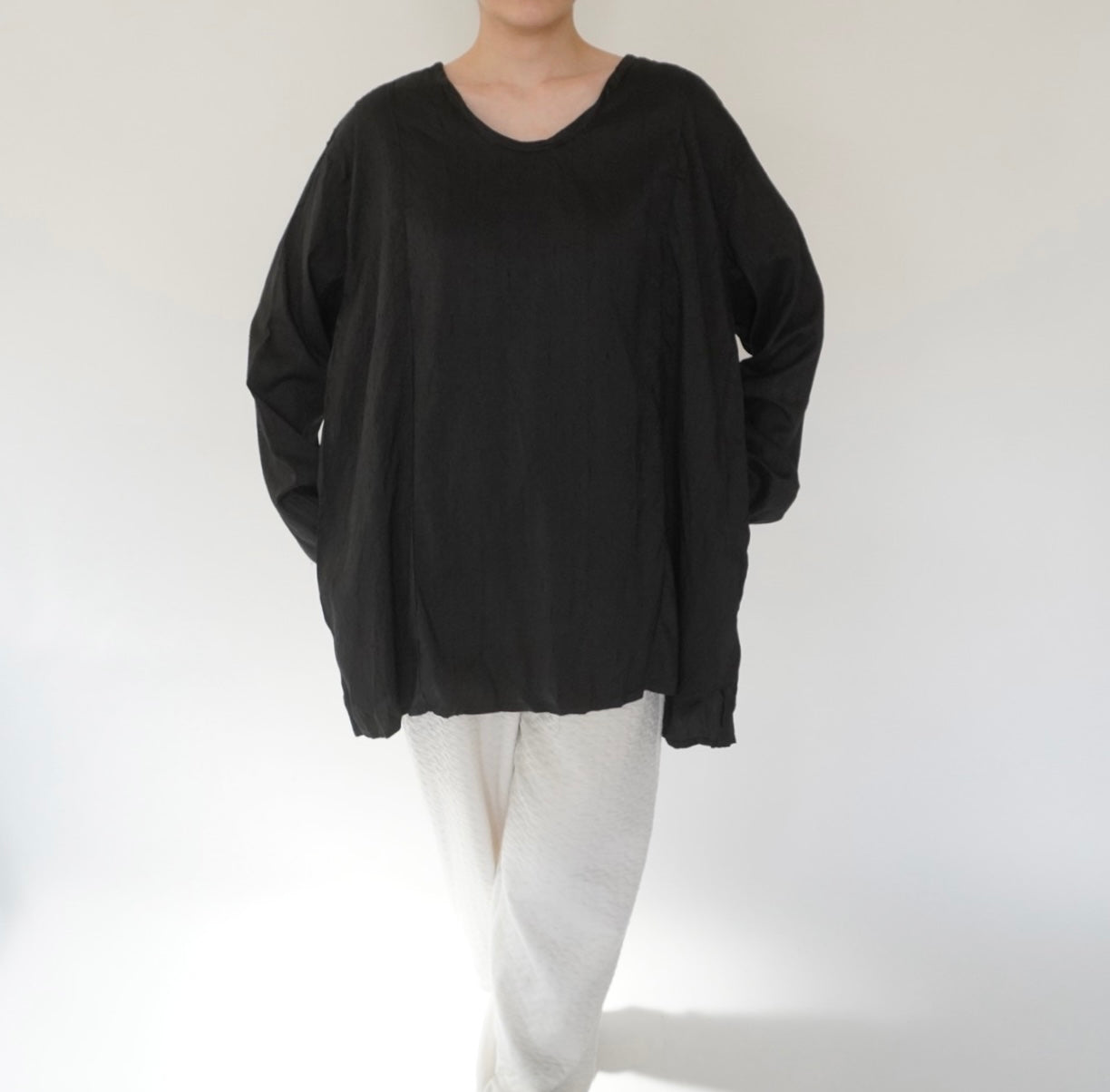 90s Raw Silk Blouse