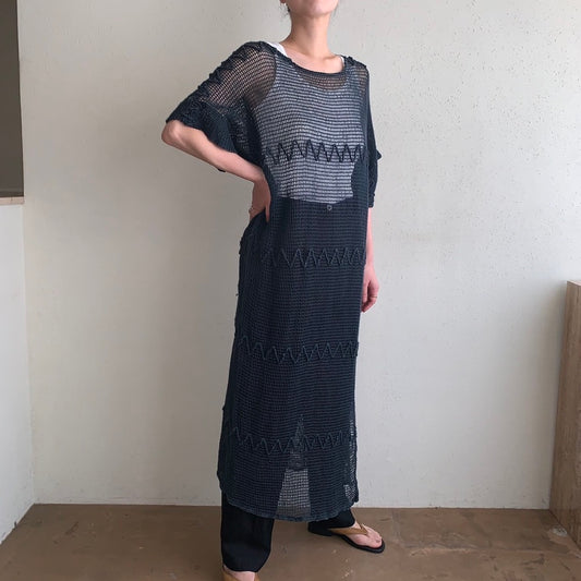 90s Crochet Dress Made in USA
