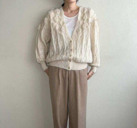 90s Design Knit Cardigan