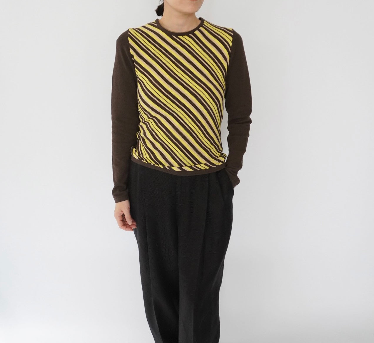 90s Italy Striped Top