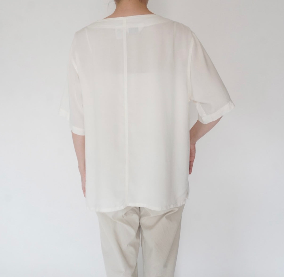 90s Rayon Design Top Made in USA
