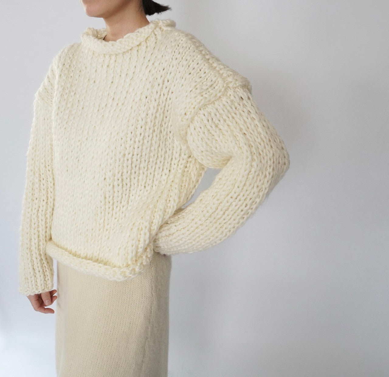60s  Hand Made Knit
