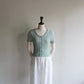 80s Ribbed Zip Top