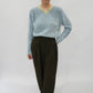90s Light Blue Top
