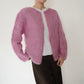80s Pink Knit Cardigan