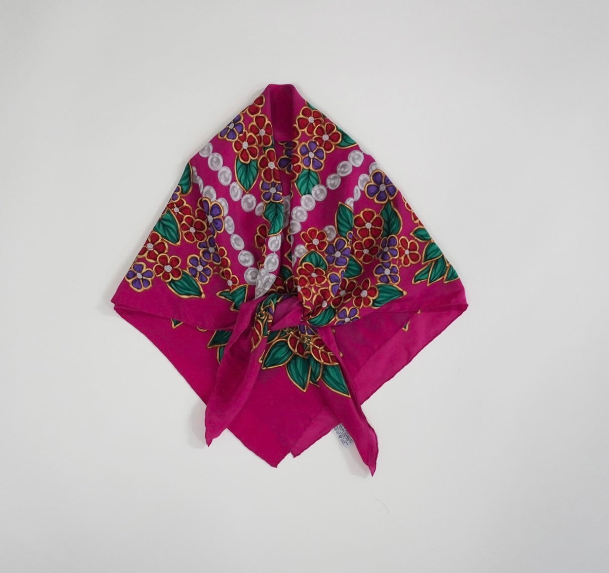 ”CHANEL” Silk Scarf Made in Italy